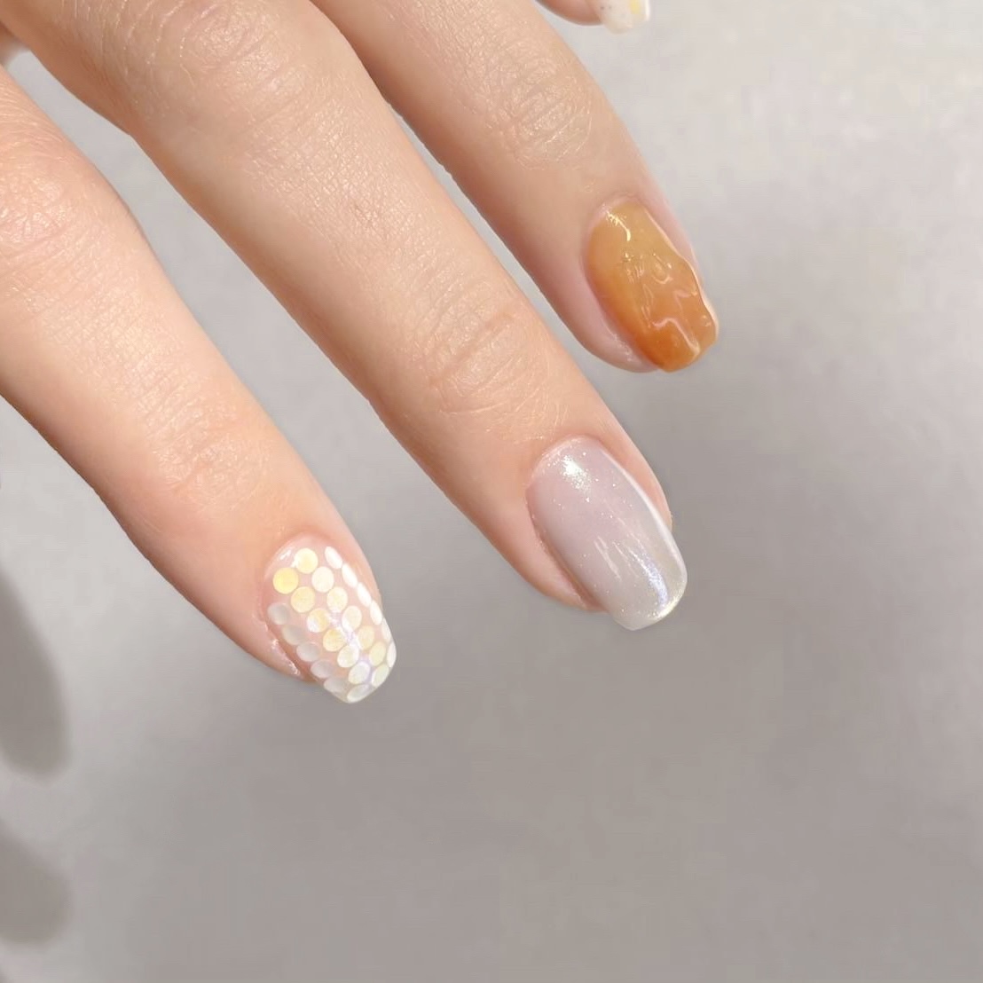 施術後のネイルの画像